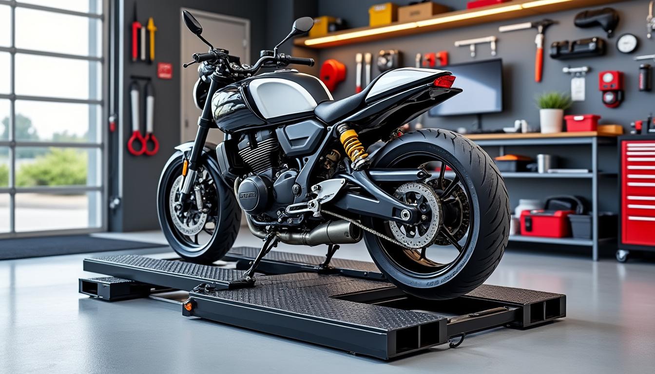 améliorez votre espace et facilitez l’entretien de vos deux-roues avec un lève-moto tout-terrain de qualité. découvrez nos conseils pour choisir l’équipement idéal et optimiser votre garage en toute sécurité.