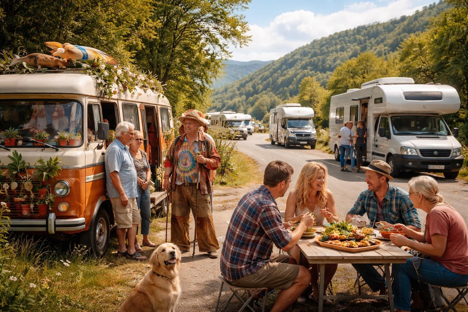 découvrez des rencontres insolites et des histoires captivantes lors de nos reportages sur les camping-cars, à travers des routes et paysages surprenants.