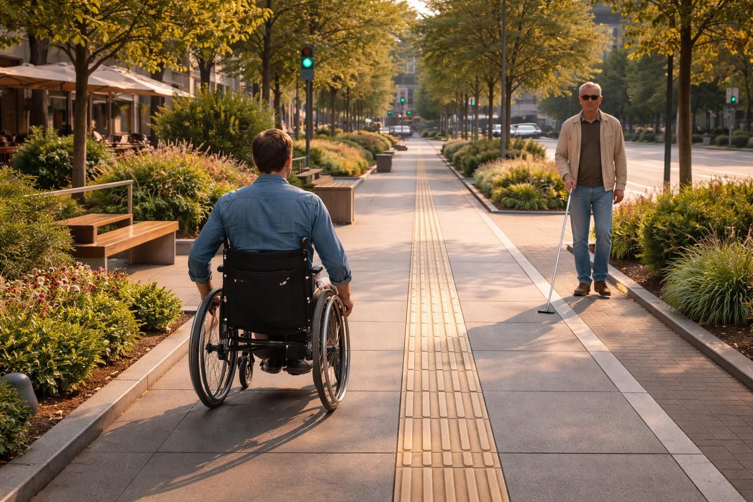 découvrez les avantages des bandes de guidage pmr extérieures, un dispositif essentiel pour faciliter les déplacements et sécuriser les parcours des personnes à mobilité réduite.